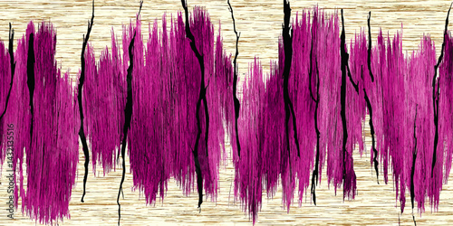 Abstract Pink and Black Wood Grain Texture Background – Modern Vibrant Grainy Lines Pattern for Wall Art, Design, and Decor