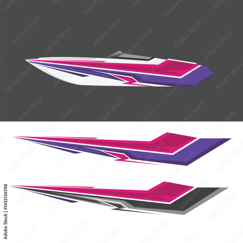 vector decal vinyl background design for ships and yachts
vector decal vinyl background design for ships and yachts