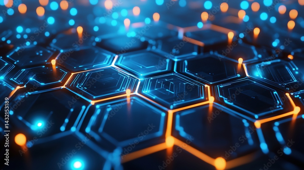 Obraz premium Futuristic Circuit Board Design