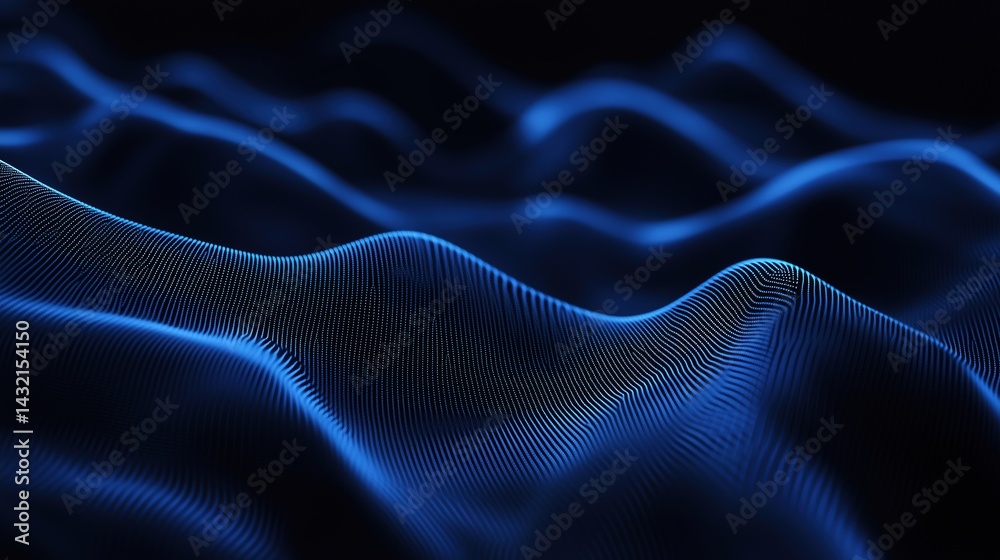 Obraz premium Futuristic Tech Wave