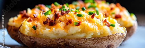 delicious twice baked potato 