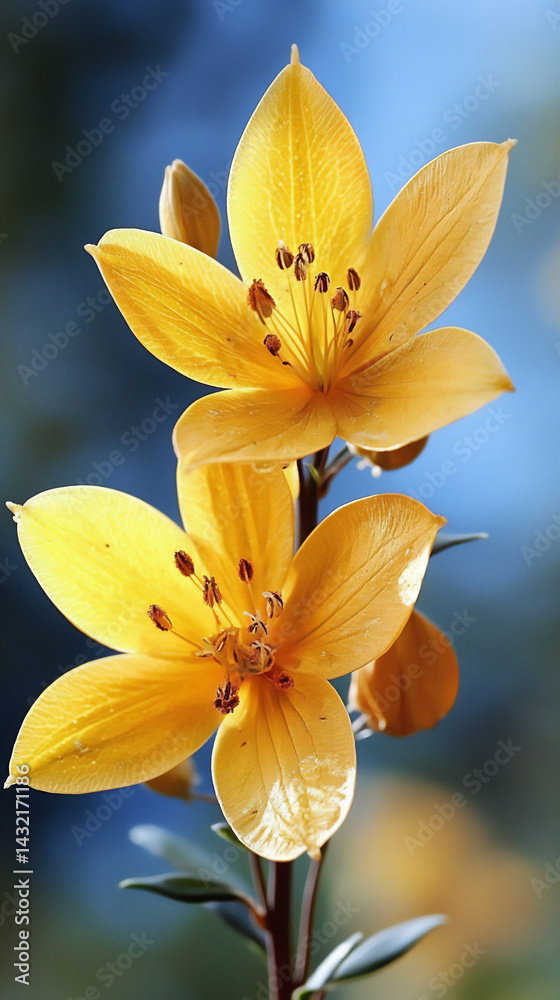 Fototapeta premium amsonia flower