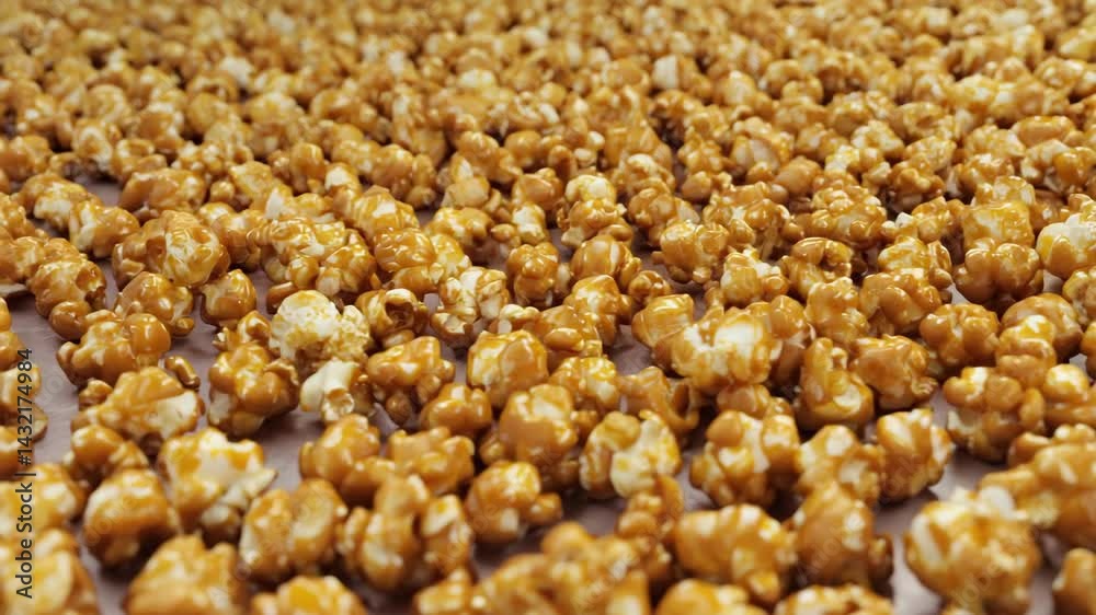 Delicious golden caramel popcorn filling the frame, presented as a sweet, crunchy snack, perfect for parties and gatherings, or indulgent treat. Delicious golden caramel popcorn filling the frame, presented as a sweet, crunchy snack, perfect for parties and gatherings, or indulgent treat.