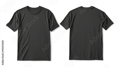 Wallpaper Mural Blank dark gray t-shirt mockup Torontodigital.ca