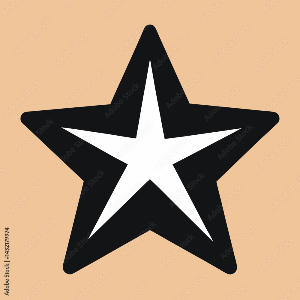 Fototapeta premium star icon vector illustration