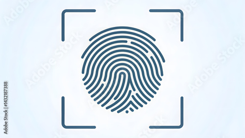 Fingerprint scan vector biometric security