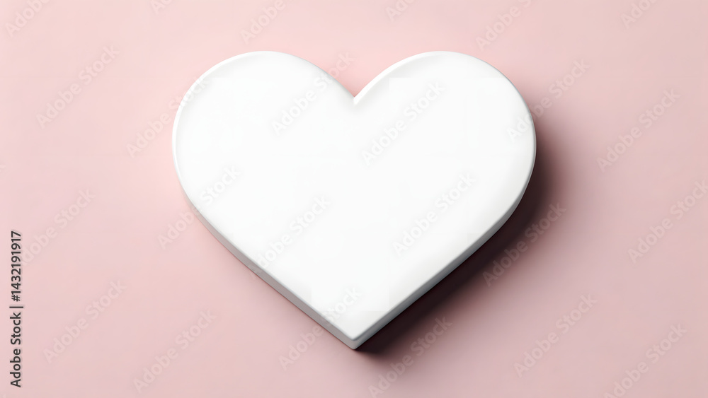 Heart vector love flat style symbol