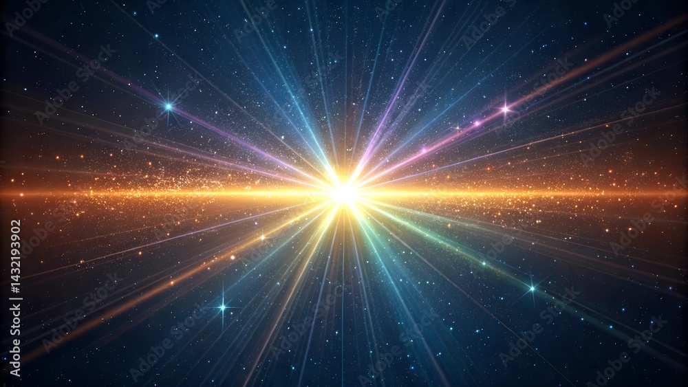 Naklejka premium Abstract overlays background ,digital lens flare.