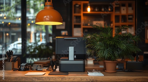 Cafe Counter Interior View