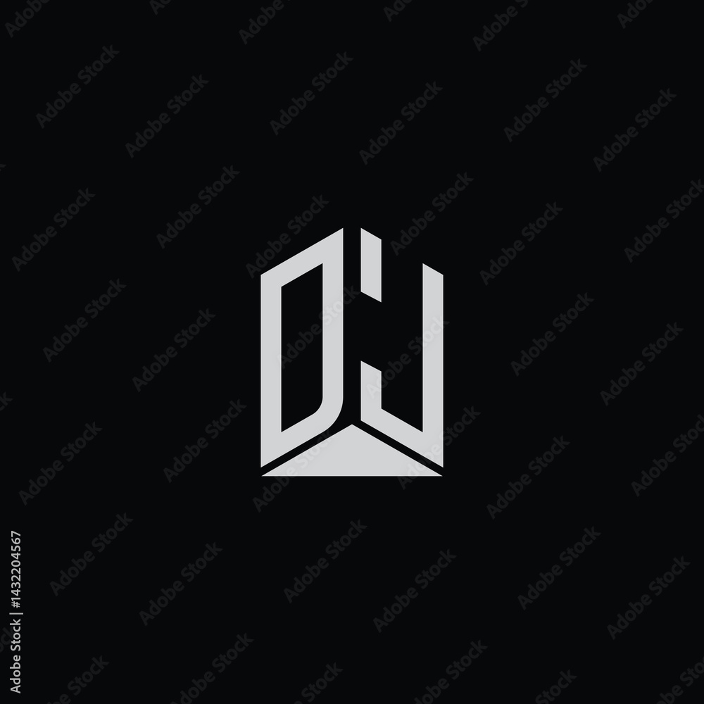 Obraz premium Isometric 3D Alphabet - Futuristic Geometric Typography