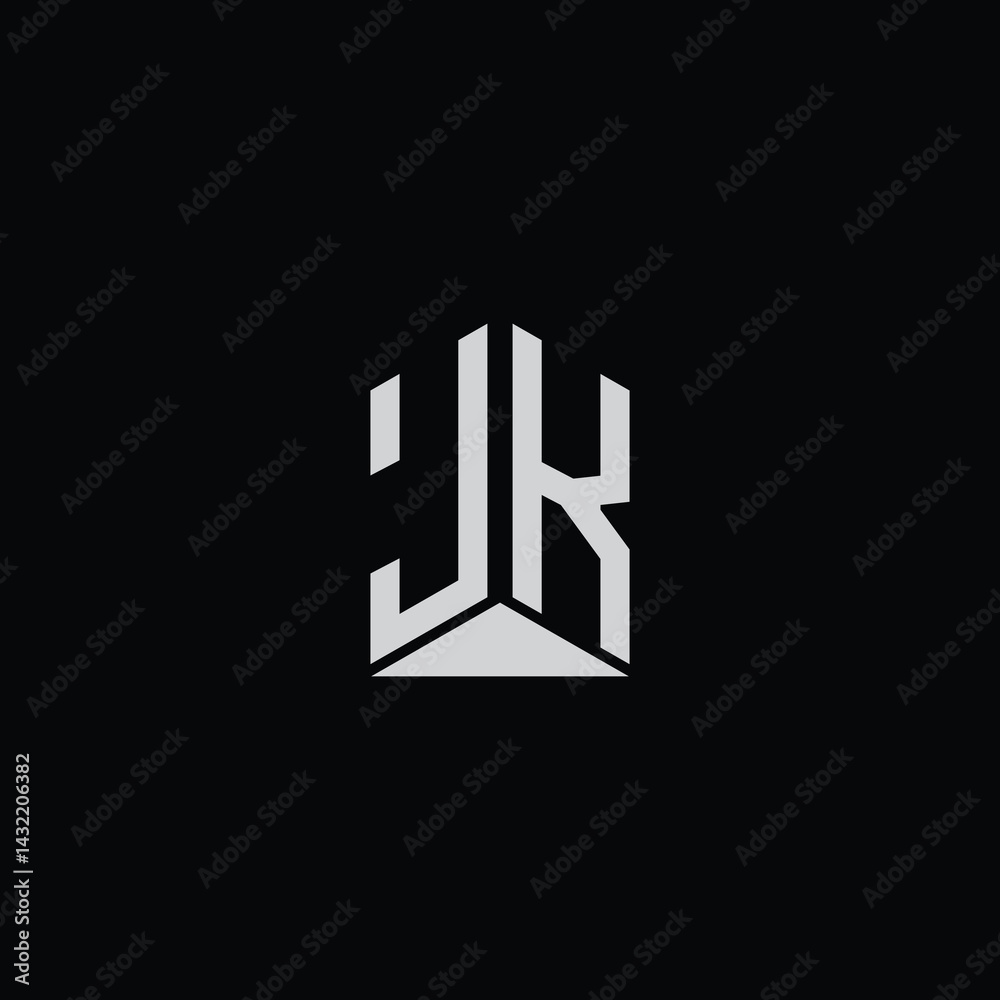 Fototapeta premium Isometric 3D Alphabet - Futuristic Geometric Typography