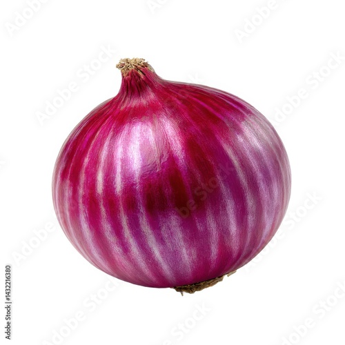 Wallpaper Mural A red onion close up photo on white background Torontodigital.ca