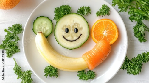 Fun Fruit & Veggie Plate for Kids (1)