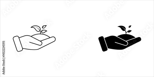 ecology icon set. Environment, sustainability, nature, recycling, renewable energy, electric bike, eco-friendly, forest, wind power, For your website, logo, app, UI design. Vector illustration