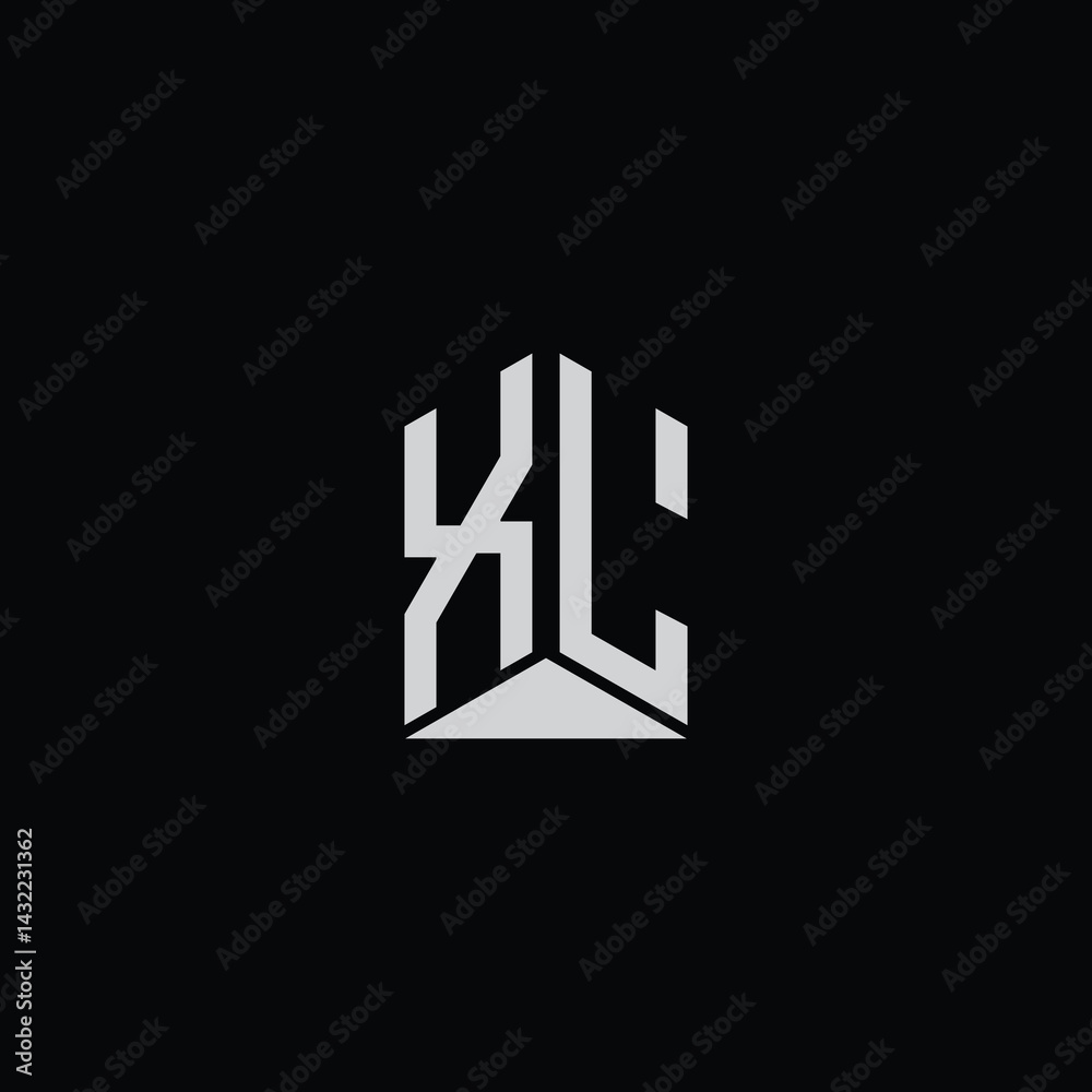 Fototapeta premium Isometric 3D Alphabet - Futuristic Geometric Typography