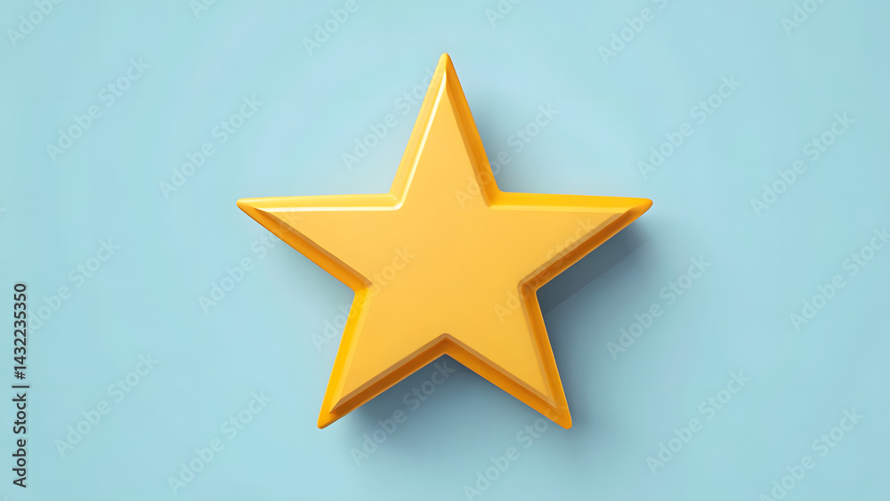 Star vector favorite rating flat vector symb