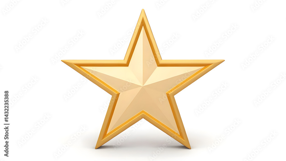 Star vector favorite rating flat vector symb