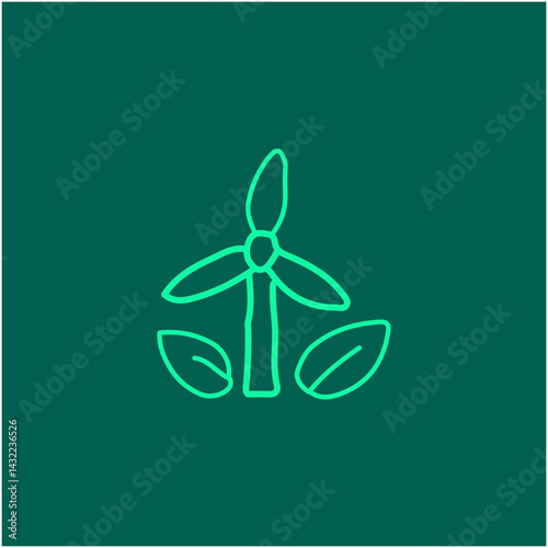 Attractive Hand Drawn Doodle Net Zero Elements Vector Illustration	
