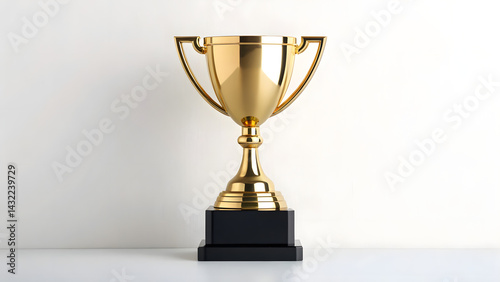 Obraz na płótnie Trophy cup vector achievement reward symbol w salonie