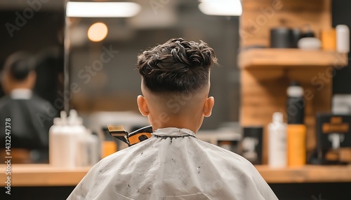 Boy Haircut Salon Interior