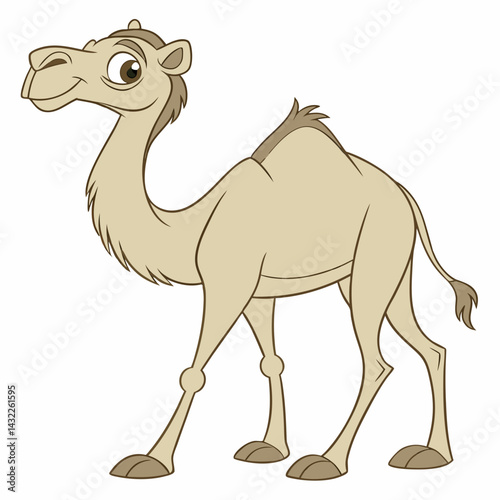 camel cartoon isolated