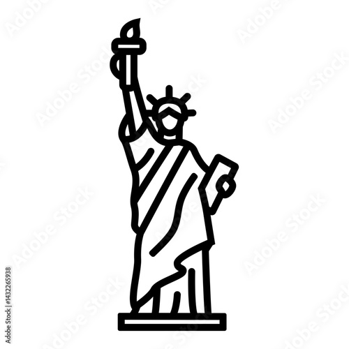자유의 여신상 아이콘