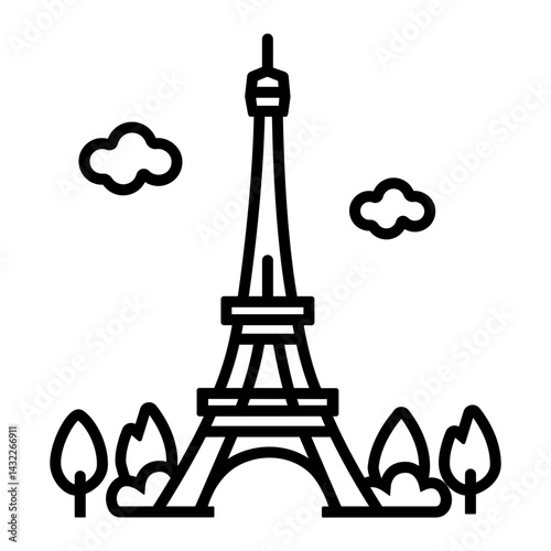 프랑스 파리 에펠탑 아이콘