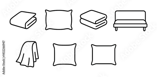 set of household appliances icons
