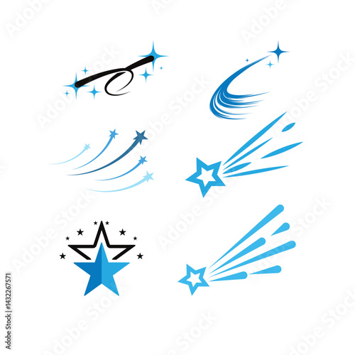 A shining star symbolizing hope, guidance, success, inspiration, ambition, dreams, and limitless possibilities in a glowing design.
