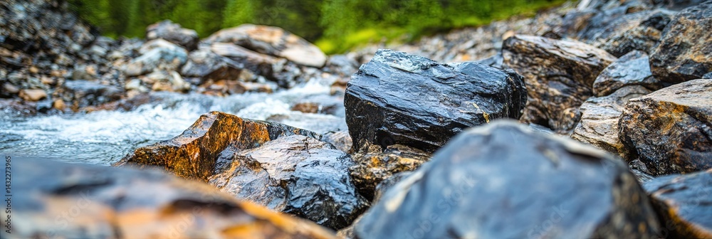 Fototapeta premium photo of trondhjemite rocks