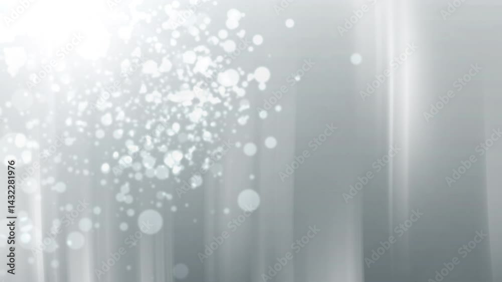 Gray background with white bokeh suitable for adding text overlay, social media posts, website headers, or digital design projects.
