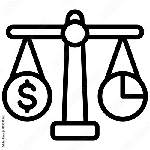 Equity Consideration Outline Icon