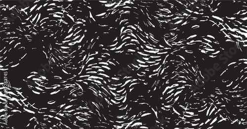 Vector brush sroke texture. Distressed uneven grunge background. Abstract distressed vector illustration. Overlay over any design to create interesting effect and depth. Black isolated on white. EPS10