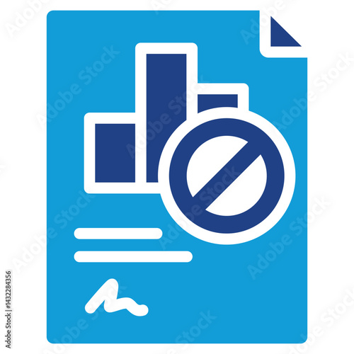 Non-Compete Agreement Dual Tone Icon