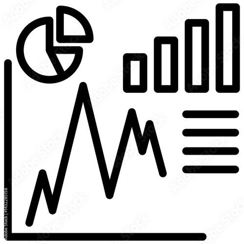 Variance Analysis Outline Icon