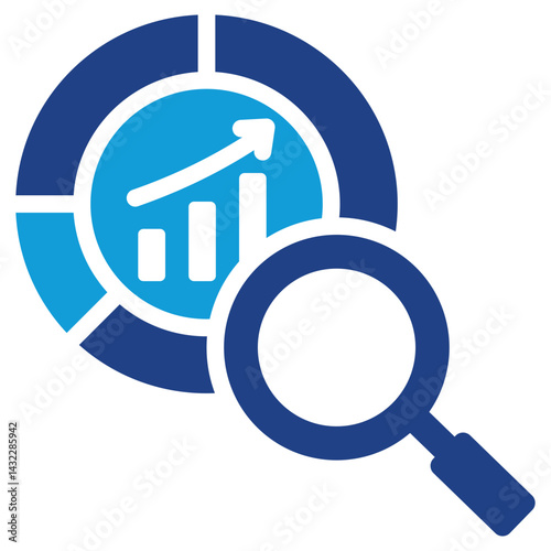 Market Analysis Dual Tone Icon