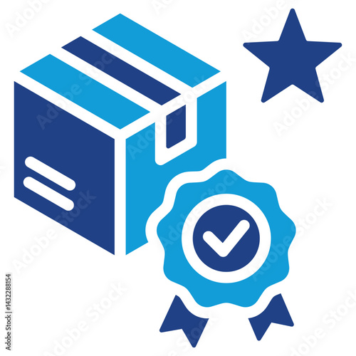 Value Added Distribution Dual Tone Icon