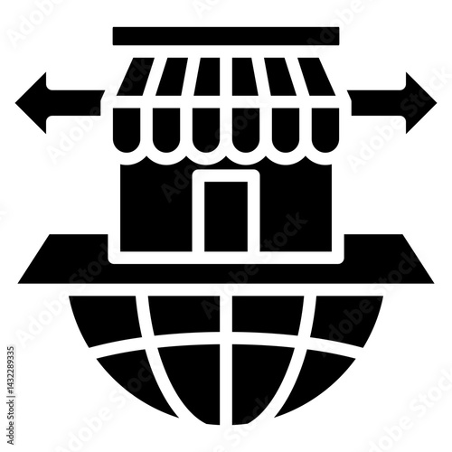 Business Expansion glyph icon