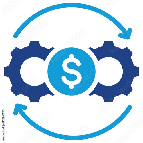Cost Optimization Dual Tone Icon