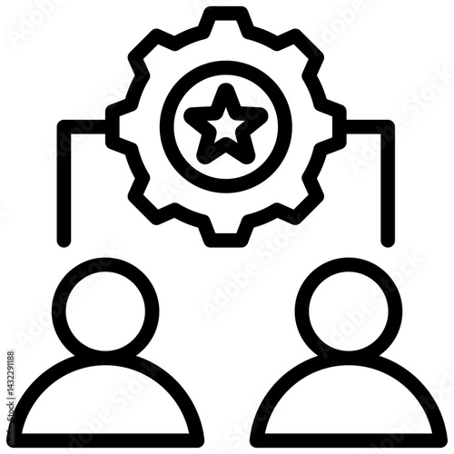 Interpersonal Skill  Outline Icon