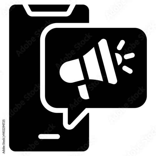 Advertorial Solid Black Icon