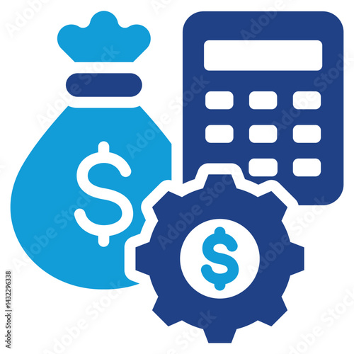 Cost Management Dual Tone Icon