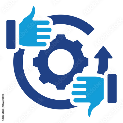 Process Feedback Dual Tone Icon