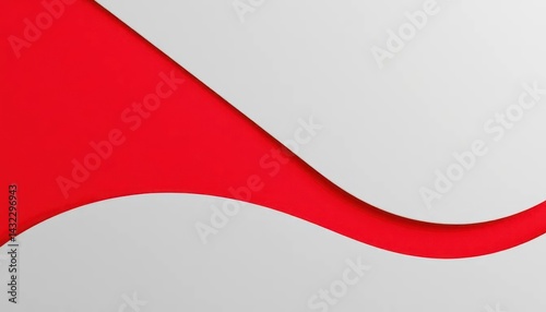 Free Download Abstract Red and White Wave Design - GFXLoad