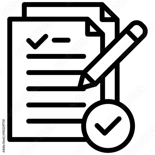 Request For Proposal Outline Icon