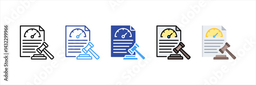 Claims Multi Style Icon Set