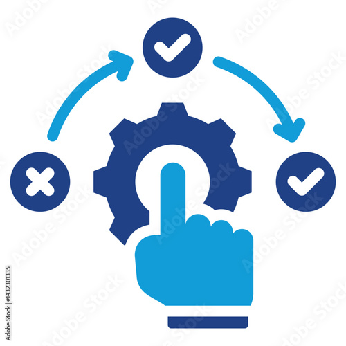 Corrective Action Dual Tone Icon