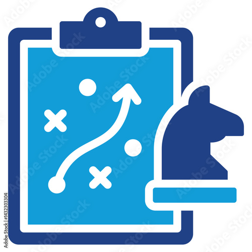 Tactical Planning Dual Tone Icon