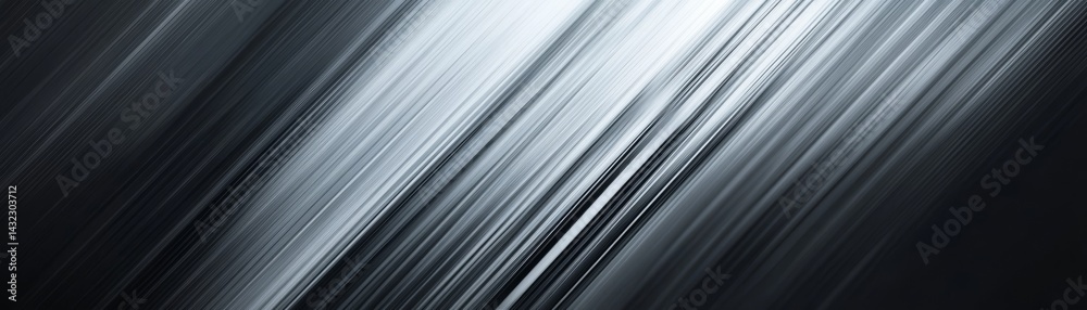 Fototapeta premium Abstract blurred black and white background, smooth gradient for modern design concepts