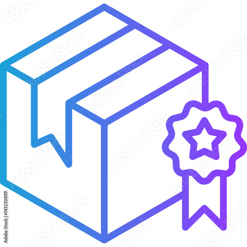 Product line gradient icon